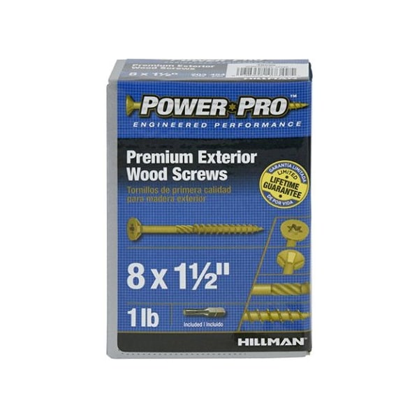 Hillman Deck Screw, 10 x 21/2 in, Steel, Flat Head, Torx Drive 48601